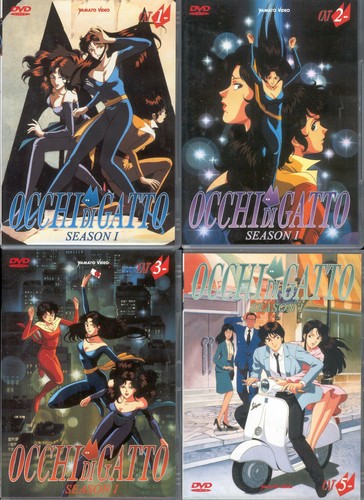 Lotto dvd occhi gatto - 4, di